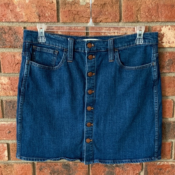 Madewell Dresses & Skirts - Madewell Blue Jean Denim Mini Skirt